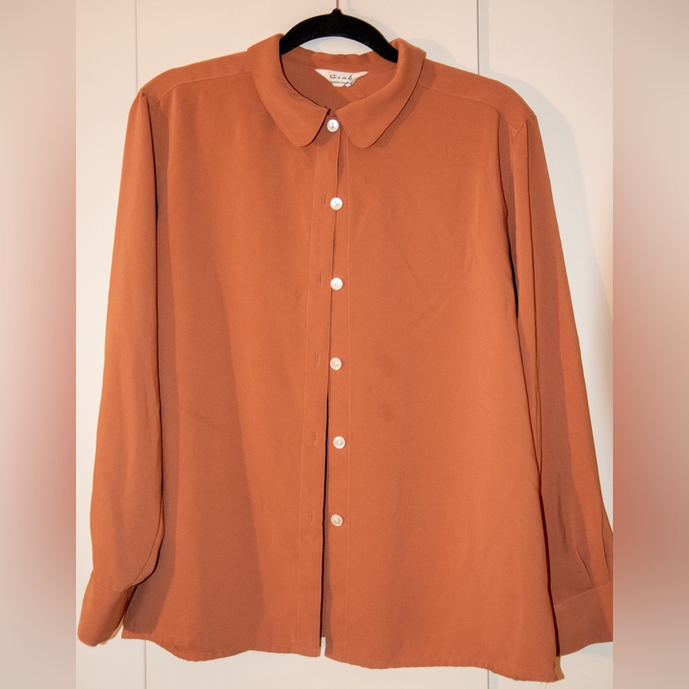 VTG Blouse with Peter Pan Collar